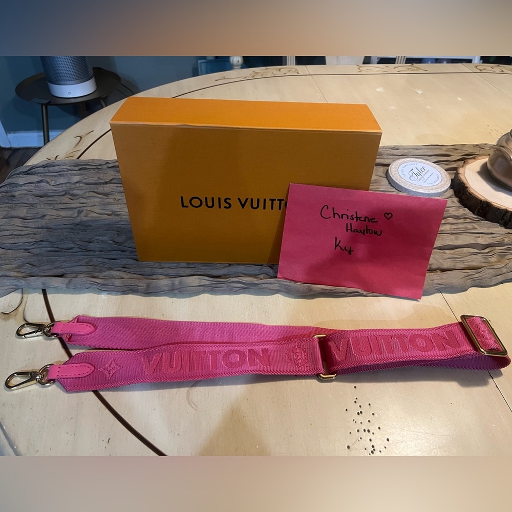 Louis Vuitton Beautiful Bandouliere Strap from bubble gram collection!💖